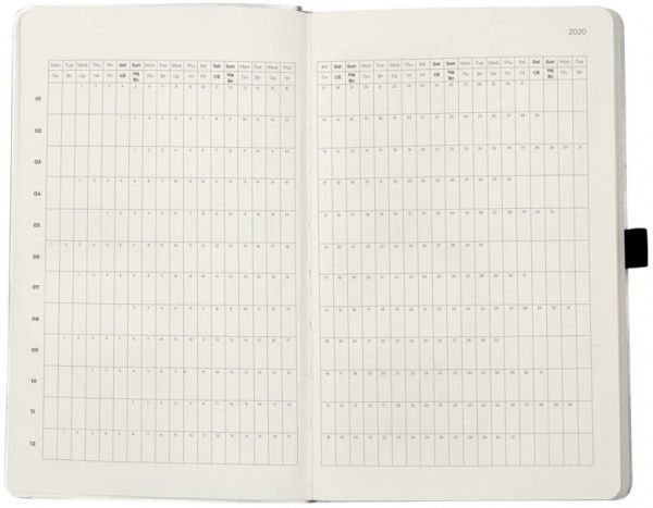 Еженедельник 2020 Partner Flex 8506-20-34-a срібний Axent 42804 