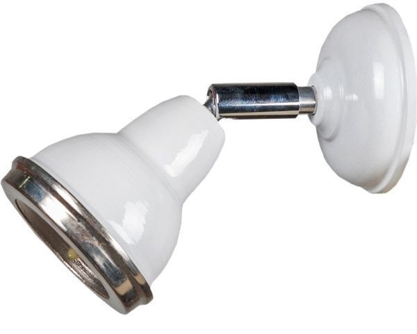 Спот Фабрика Світла Хоботок 1x40 Вт E14 белый/серебро 