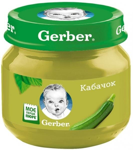 Пюре Gerber Кабачок з 6 місяців 80 г 