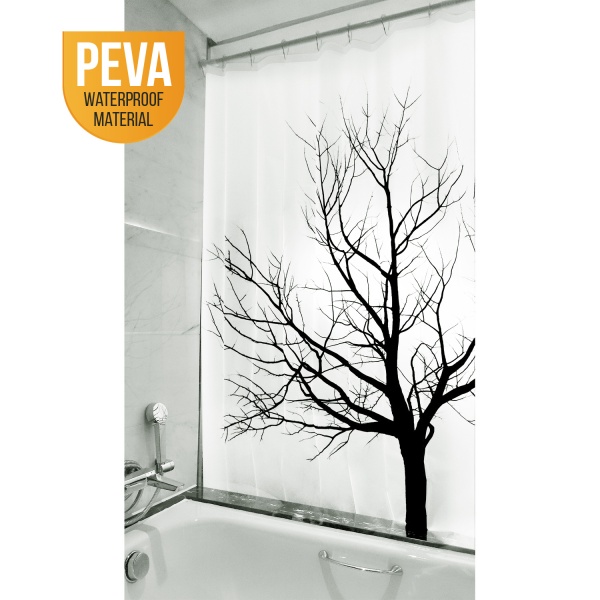 Шторка для ванны Tatkraft Tree