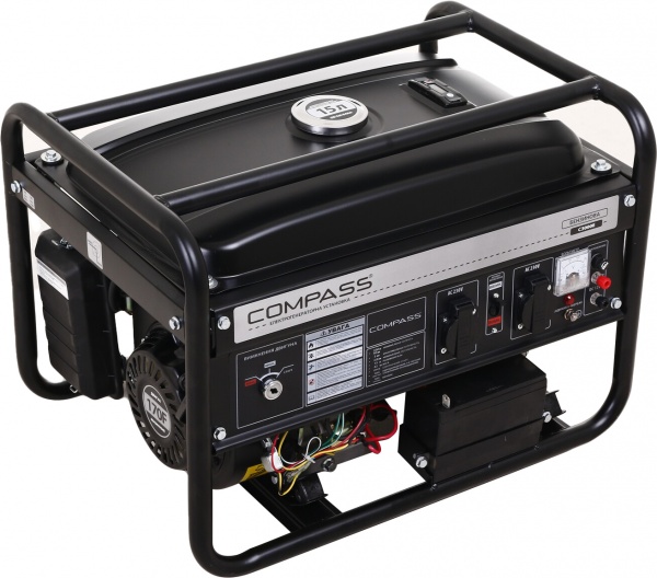 Електрогенераторна установка Compass 2,8 кВт / 3 кВт C3000E бензин