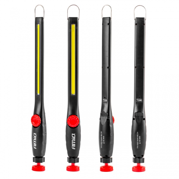 Фонарик AMiO WT10 красно-черный