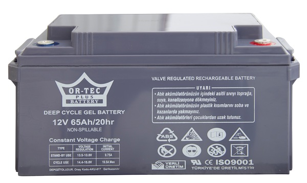 Аккумулятор для солнечных батарей Re/бат OR-TEC 12V/65 Ah GEL 