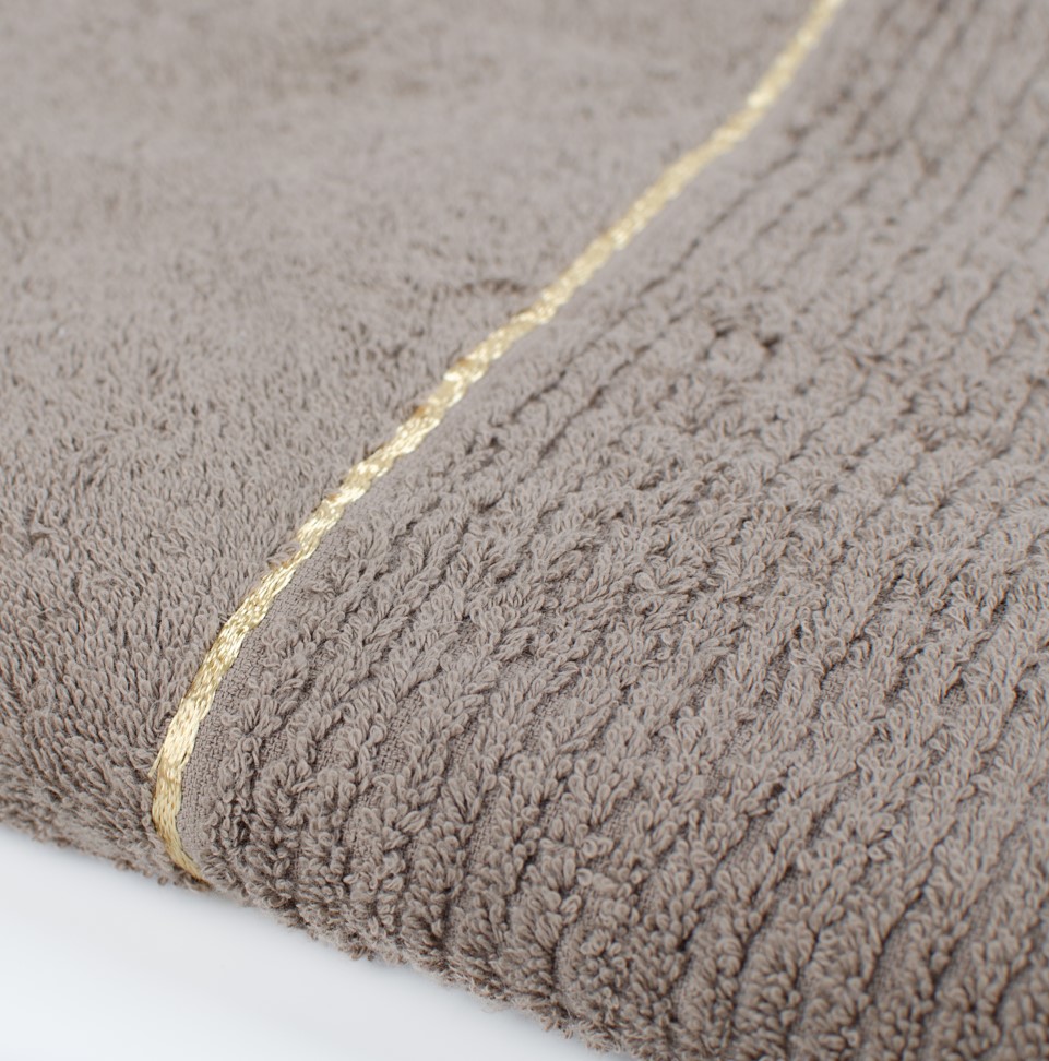 Рушник махровий GOLD 70x140 см коричневий La Nuit