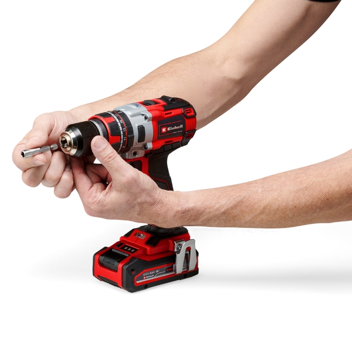 Шуруповерт ударний акумуляторний Einhell PXC TP-CD 18/80 Li-i BL Kit 2.5 Ah 4514305+4512097