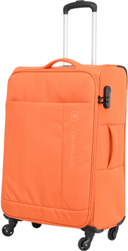 Чемодан Compass MS-2501 35 л оранжевый 56x38x20 см S