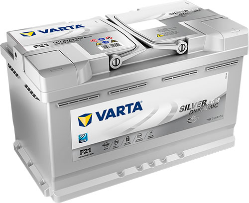 Аккумулятор автомобильный Varta SILVER DYNAMIC AGM 80А 12 B 580901080 «+» справа