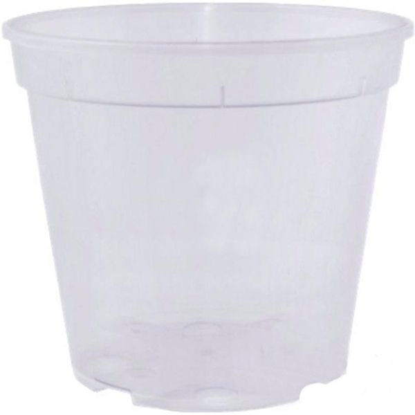 Горщик дренажний Алеана круглий 0,55л прозорий (114070) 