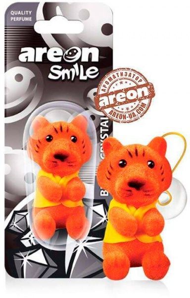 Ароматизатор подвесной АРЕОН Смайл игрушки Черный кристал