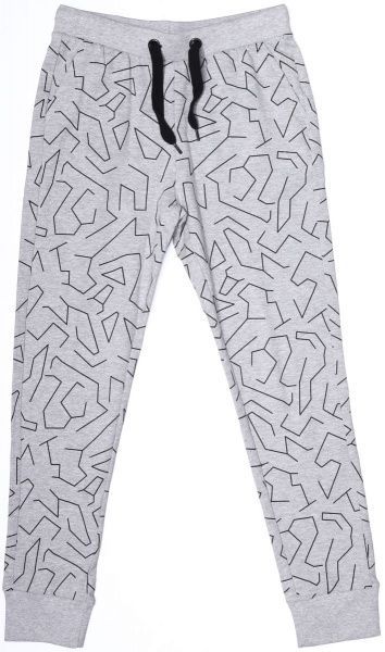 Брюки спортивні LINCOLN&SHARKS 2M3903 р.164 сірий із чорним 