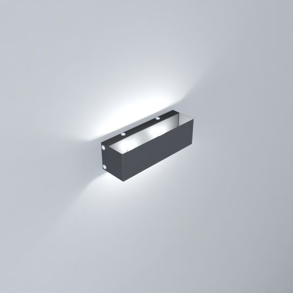 Светильник настенный Iterna Wall BQUBE 2xG4 черный 