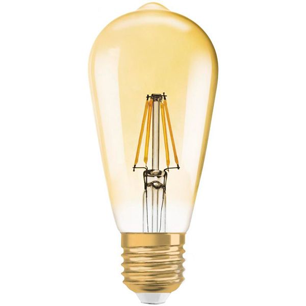 Лампа светодиодная Osram FIL Edison ST64 7 Вт E27 2400 К 220 В желтая 4052899972360 