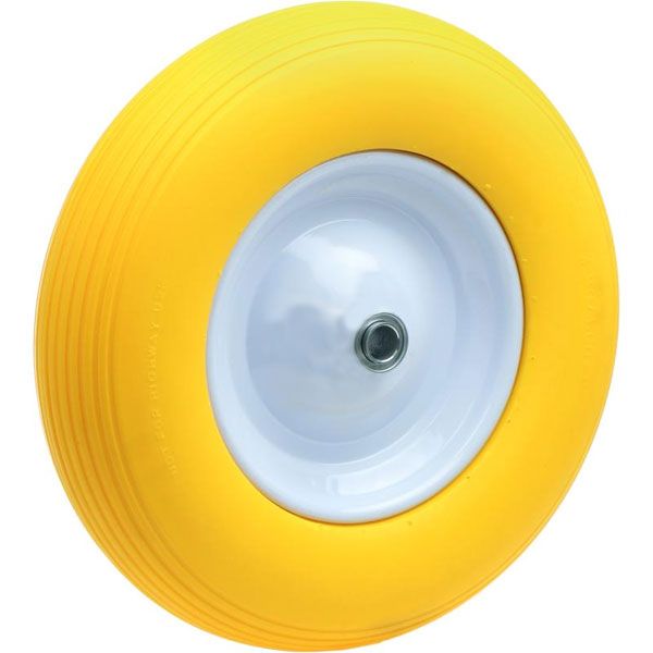 Колесо для тачки пінополіуретанове PU400-8 d385 мм PU400-8(385)