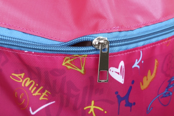 Сумка для обуви Lider с замком Graffiti Всегда первая белая надпись