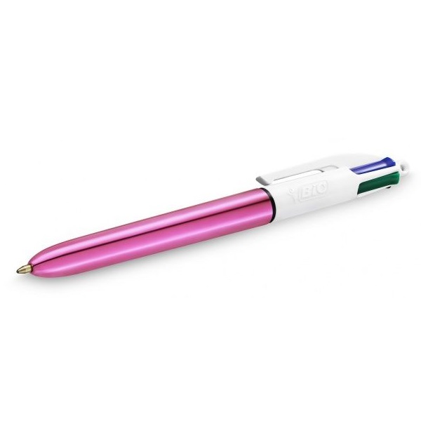 Ручка шариковая BIC 4 Colours Shine Pink 