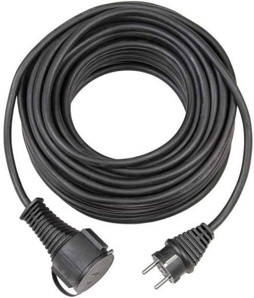Удлинитель Brennenstuhl Bremax с заземлением 1 гн. черный 25 м 1169900 