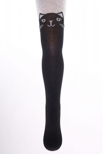 Колготки детские Giulia D003 LITTLE KIDS sand р.98-104 бежевыйчерный 