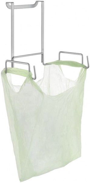 Тримач сміттєвого пакета Metaltex 350615 Galileo 21x14x19 см металік