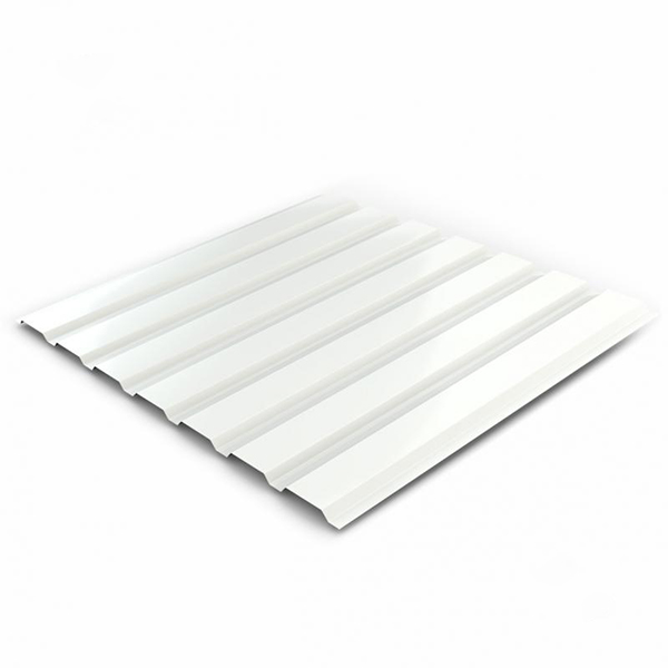 Профнастил глянцевый PSM ПР-15А 1155x2500 мм RAL 9003 белый