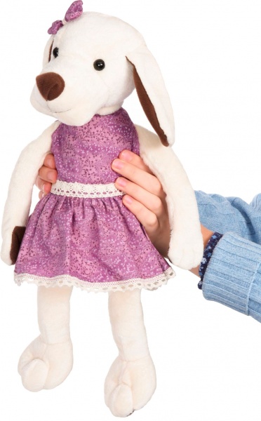 Мягкая игрушка Soft toy собачка 31 см разноцветный