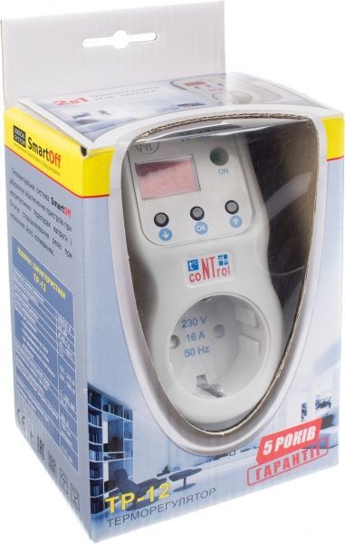 Терморегулятор Volt Control TP-12-2 с функцией реле перенапряжения