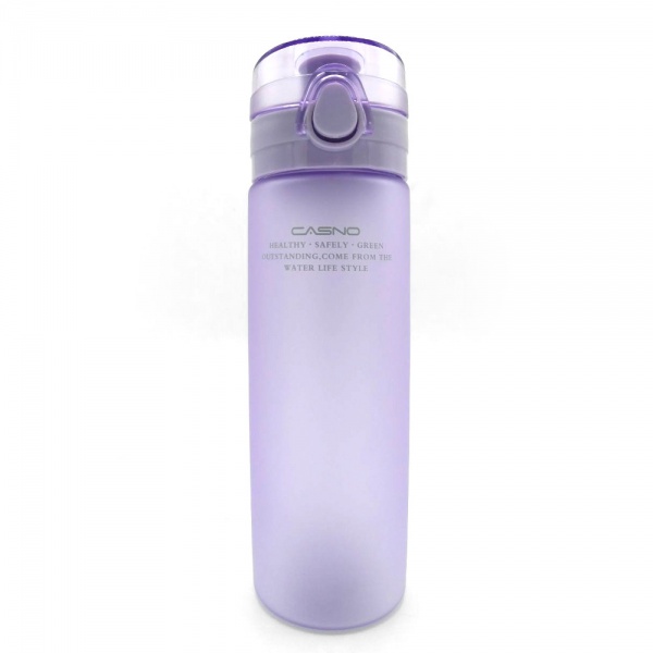 Пляшка спортивна 650 мл Casno фіолетовий KXN-1157_Purple_Tritan