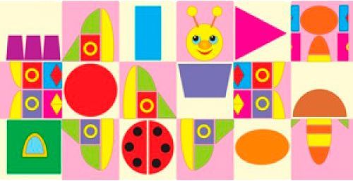 Книга «Розмальовка. Творческий ребенок. Фигуры и цвета (36 карточек)» 9789662832198