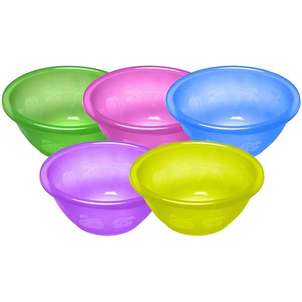 Миска пластиковая Фрукты в ассортименте 6 л