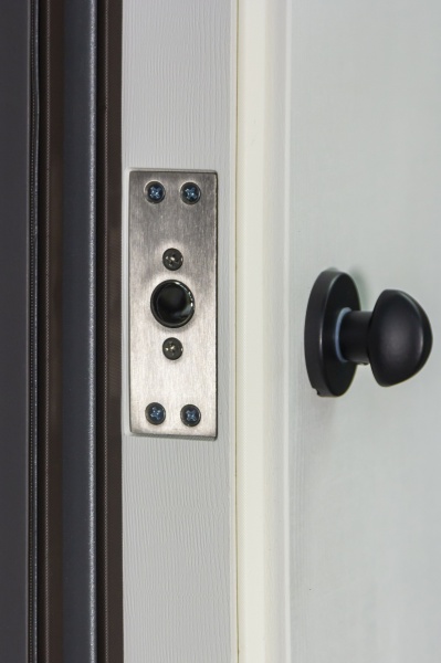 Двері вхідні Булат Термо Мегаполис 528 мусонне дерево / мусонне дерево світле 2050x850 мм ліві