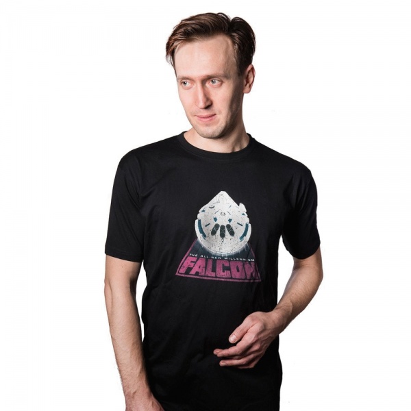 Футболка для хлопчиків Star Wars Сокіл р.170-176 чорний 5908305221081 