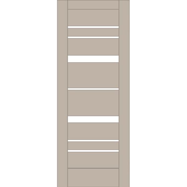 Дверне полотно ОМіС Rino 02 ПО 800 мм мокко silk matt