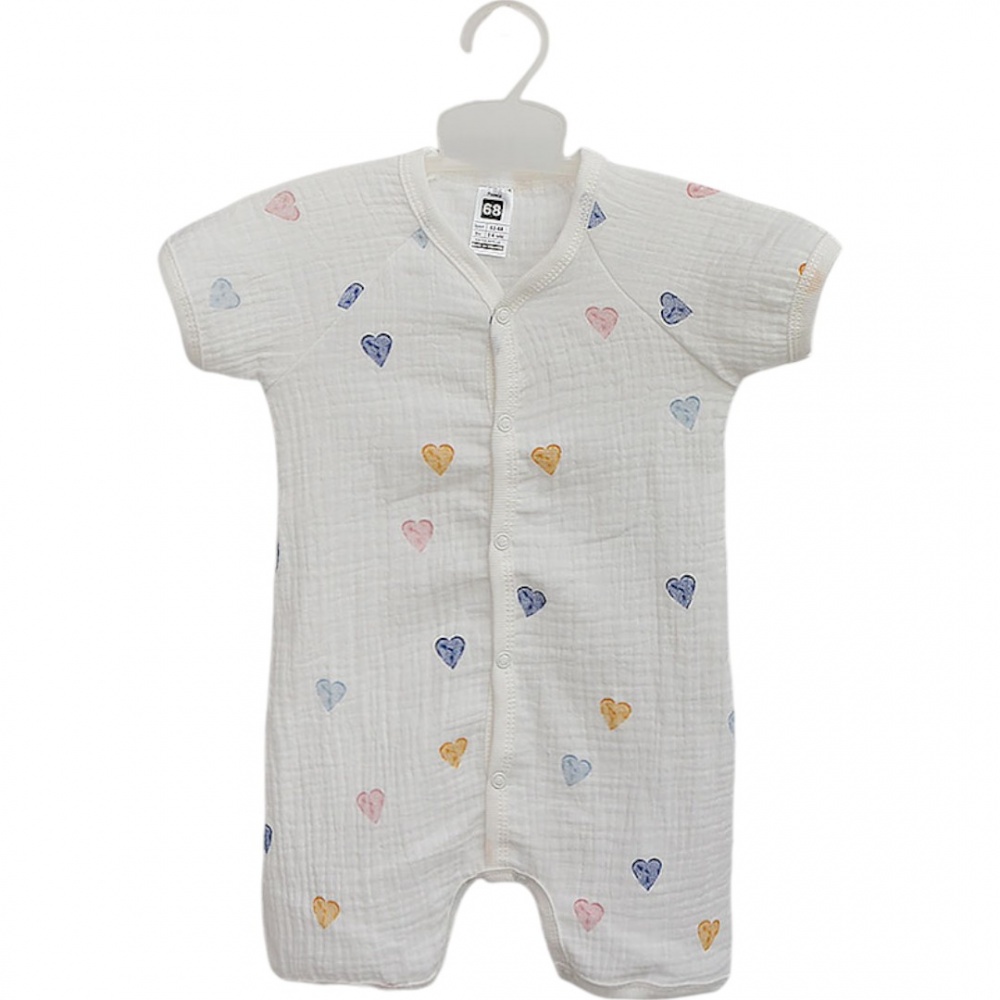 Песочник для девочки Blanka Сердечко р.56-62 бежевый 110801