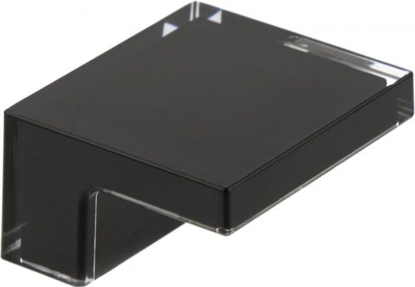 Меблева ручка 24 мм чорний Poliplast 0603TRAS/Bl