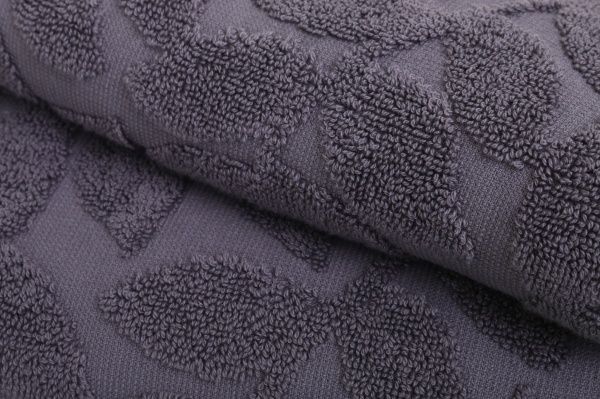Полотенце Leaf 50x90 см антрацит ABC 