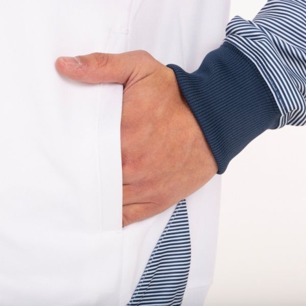 Джемпер Joma ESSENTIAL II JACKET WHITE-DARK NAVY 101535.203 р. 2XL