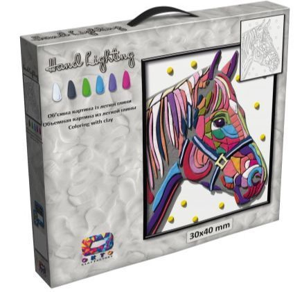 Картина з легкої глини Handlighting Кінь OKTO 