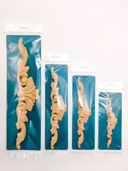 Декоративная панель деревянная горизонтальная 1 шт. DH.04.200 190х38x5 мм 