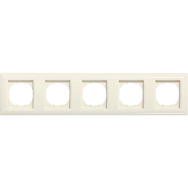 Рамка пятиместная UP! (Underprice) Vesta горизонтальная кремовый