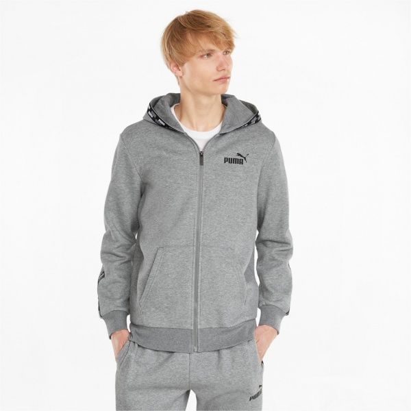 Джемпер Puma PUMA POWER FZ Hoodie 58939603 р. 2XL серый