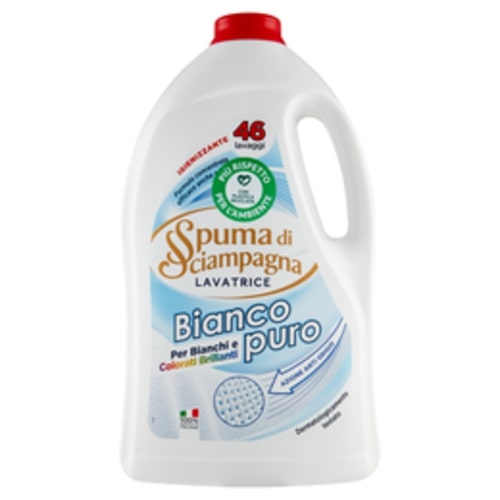 Гель для машинной и ручной стирки Spuma di Sciampagna Bianko Puro 2,07 л 