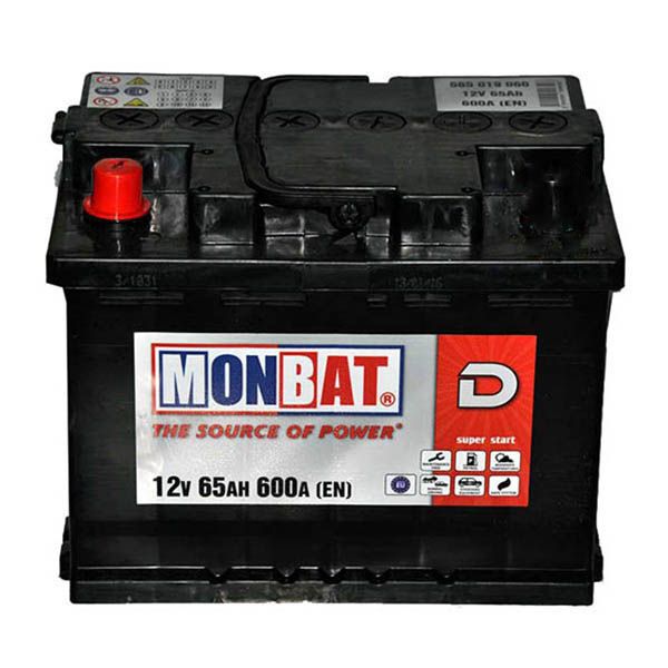 Аккумулятор Monbat 65 Ач 600 А Снг