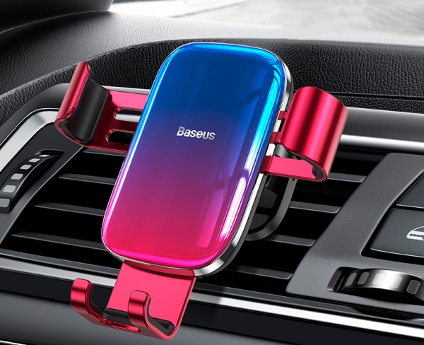 Тримач для смартфона Glaze Gravity Car Mount BASEUS SUYL-LG09 червоний