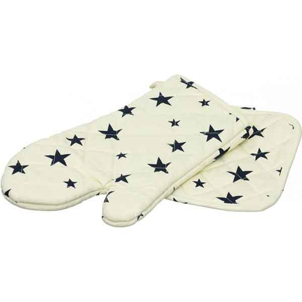 Набір кухонний Зірки сині рукавичка та прихватка 17x30 см 