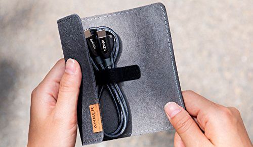 Кабель Anker USB Type-C – USB Type-C 0,9 м сірий (A8187HA1) Powerline 