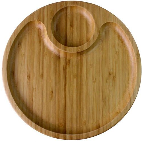 Дошка сервірувальна кругла 30,5 см., бамбук Wilmax 