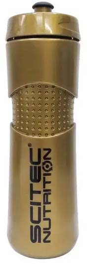 Пляшка спортивна 650 мл Scitec Nutrition Bike bottle Scitec Opaque smoke золотий Бутиль Bike bottle Scitec 650 ml Золотий