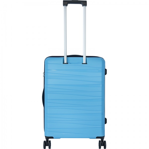 Чемодан Eagle 76 л голубой M (с расширителем) 