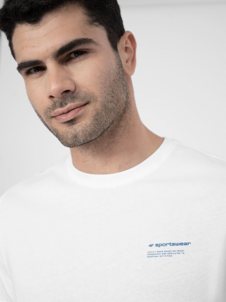 Футболка 4F TSHIRT M300 4FSS23TTSHM300-10S р.M білий