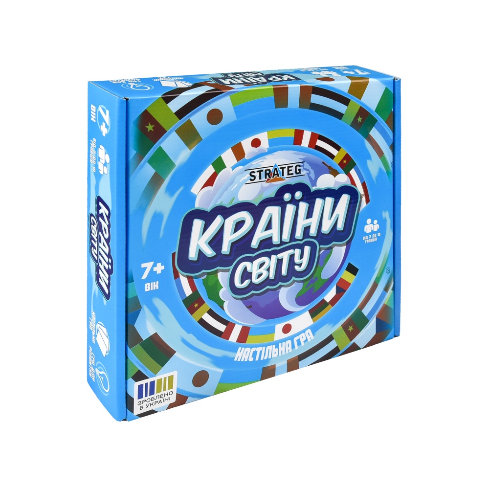 Игра настольная Strateg Страны мира 30952