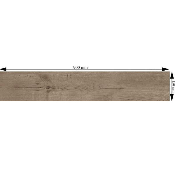 Плитка Golden Tile Alpina Wood коричневий 897190 15x90 